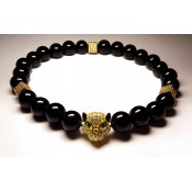 bracelet bouddhiste tigre en or