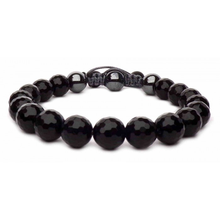bracelet perles noir