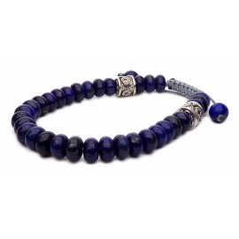 Le bracelet shamballa pierres Lapis-lazuli