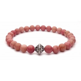 Le bracelet Tibetain perles Rhodonite 