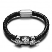 Le bracelet cuir et Bouddha elephant
