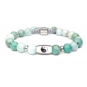 Le bracelet shamballa symbole perle yin yang amazonite