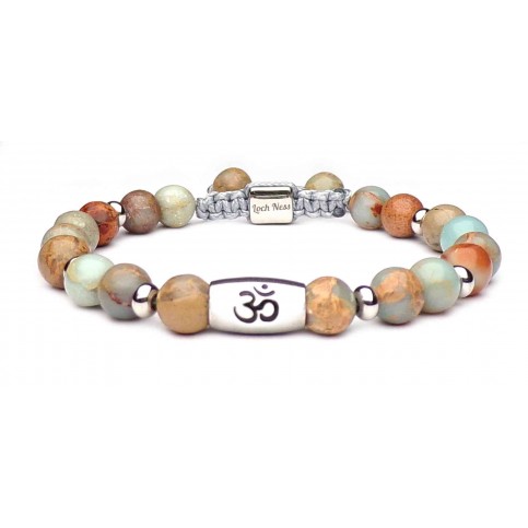 bracelet symbole om perle regalite