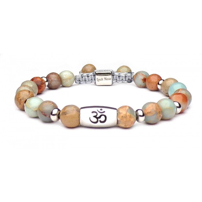 bracelet symbole om perle regalite