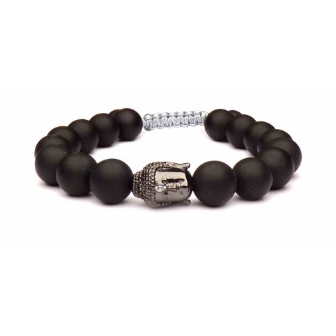 bracelet Bouddha noir