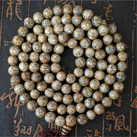 collier mantra 108 perles perles naga