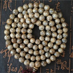 Collier mala 108 perles art Naga