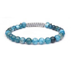 Le bracelet perles Apatite