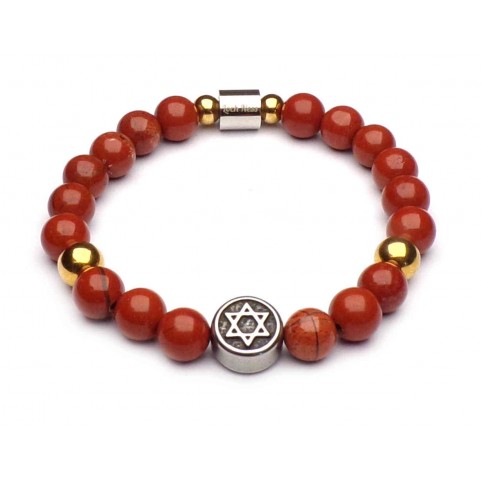 bracelet étoile de Salomon perles
