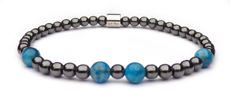 bracelet femme symbole bleu